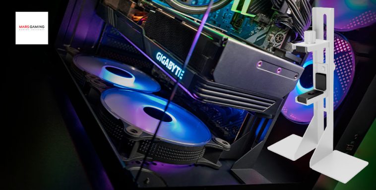 mars gaming soporte de tarjeta gráfica