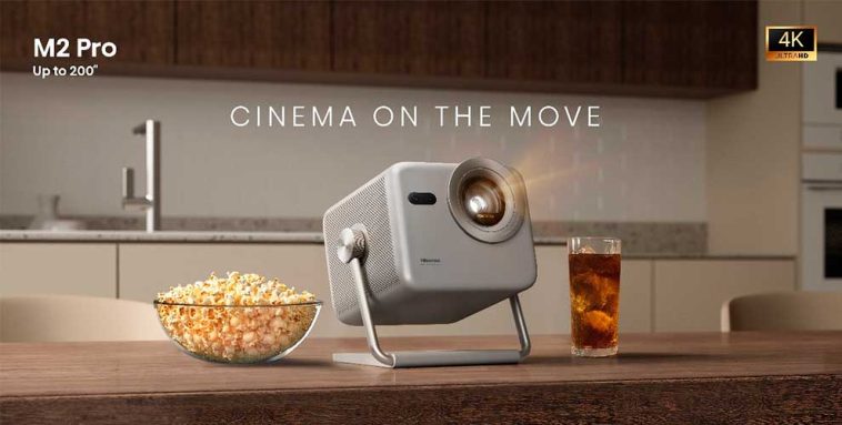 Hisense presenta el nuevo M2 Pro Laser Mini Projector